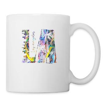 Los Angeles, États-Unis, États-Unis, Californie, Patriot Travel - Mug blanc - blanc - Droite