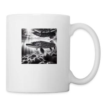 Hecht Foto 2 - Tasse - Weiß - Rechts
