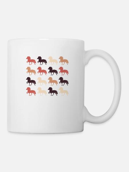 Isandpferd - Tasse - Weiß