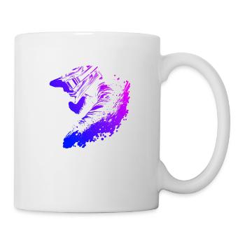 VTT Cyclisme Cyclistes VTT Femme - Mug blanc - blanc - Droite