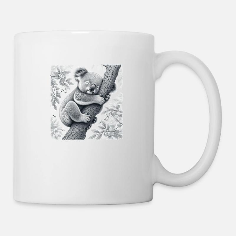 Koala Bear Sleeps - Mug - white