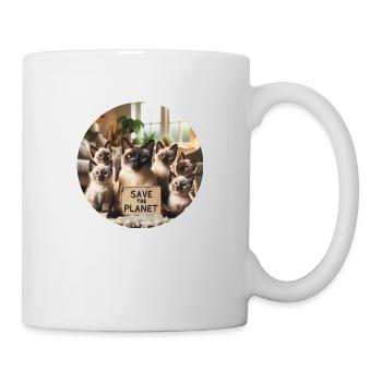 Cat Family - Mug - white - Right