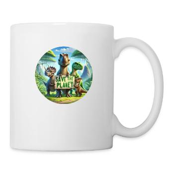 Famille des dinosaures - Mug blanc - blanc - Droite