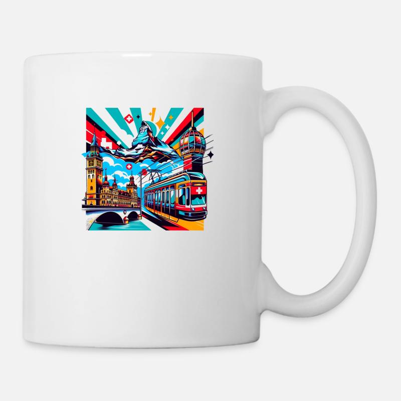 Schweiz - Tasse - Weiß