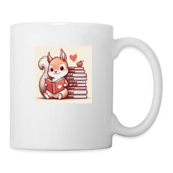Eichhörnchen - Tasse - Weiß - Rechts