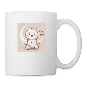 Bär Liebe - Tasse - Weiß - Rechts