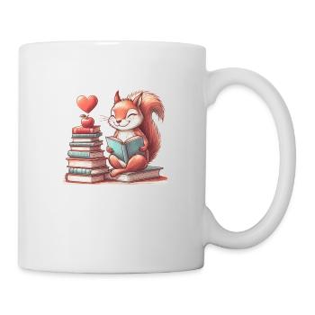 Eichhörnchen - Tasse - Weiß - Rechts