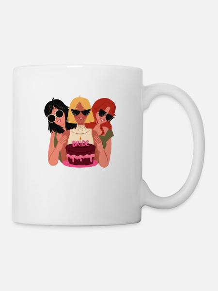 Braut Bride - Tasse - Weiß