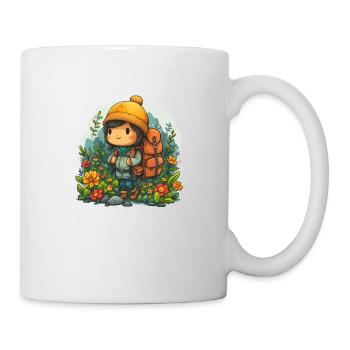 Wandern, nicht nur für Kinder - Tasse - Weiß - Rechts