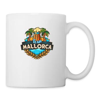 Vacances de l’équipe de Majorque - Mug blanc - blanc - Droite