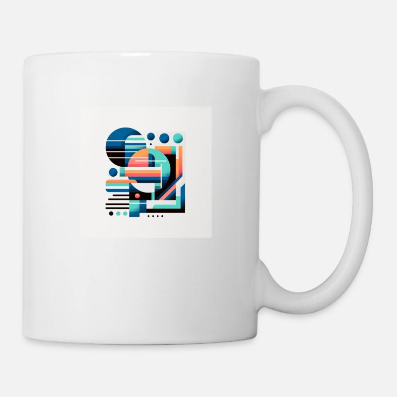 Futuristic geometry - Mug - white