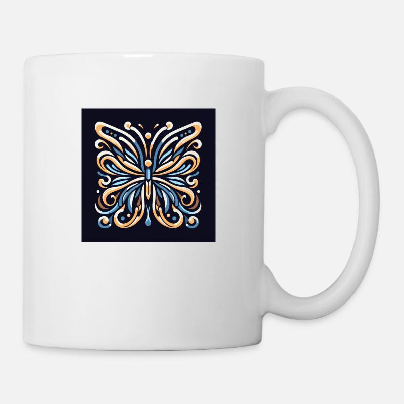Butterfly Symphony - Tasse - Weiß