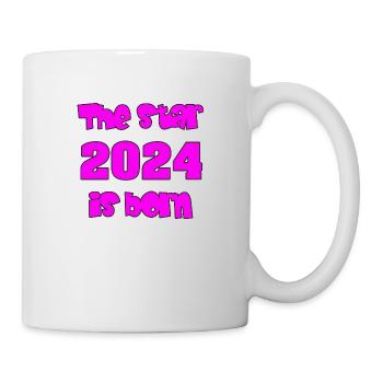 Birth 2024 - Gift - The Star 2024 is born - Mug - white - Right
