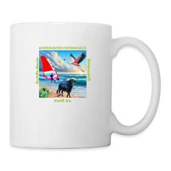 Planchou Waterman Windsurfer camarguais spots - Mug blanc - blanc - Droite