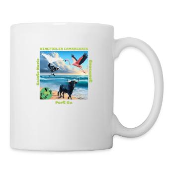 Planchou Waterman wingfoiler camarguais spots - Mug blanc - blanc - Droite