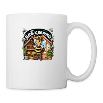 Just Bee-Keeping - Mug - white - Right