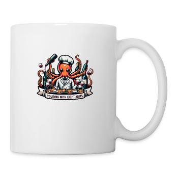 Pouring with Eight Arms - Mug - white - Right