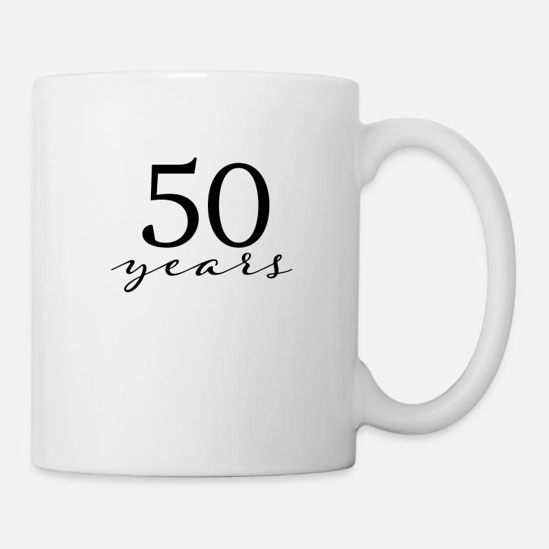 50 ans - Mug blanc - blanc