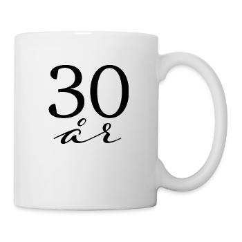 30 ans - Mug blanc - blanc - Droite