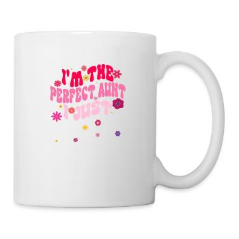 I'm the Perfect Aunt I Just Cuss a Lot Groovy - Mug - white - Right