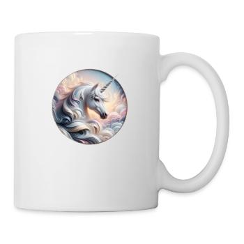Licorne magique et enchanteresse - Mug blanc - blanc - Droite