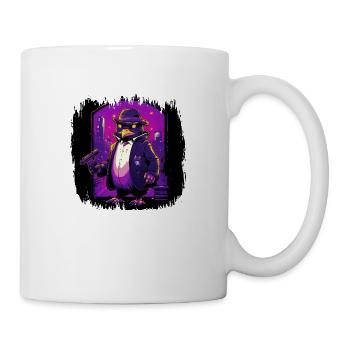flightless bird dancer animal awesome king penguin - Mug - white - Right
