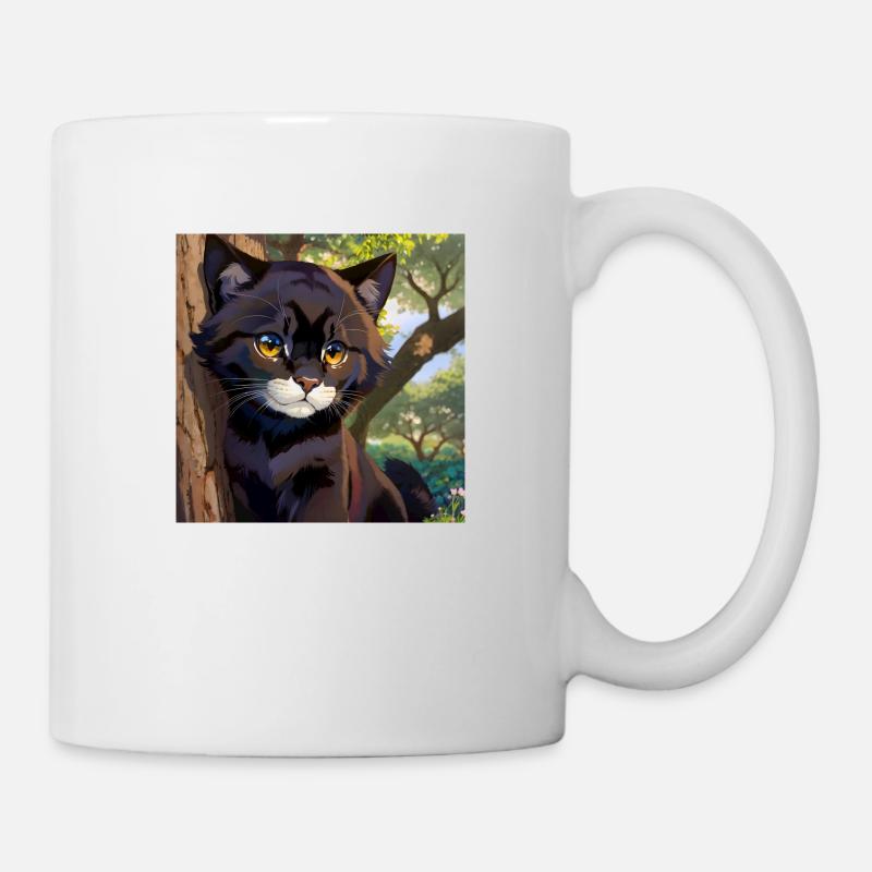 Panthère douce - Mug blanc - blanc