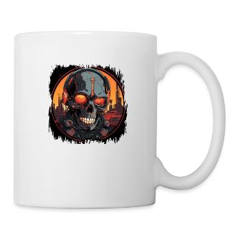 skeletal dirty birthday present idea funny sayings - Tasse - Weiß - Rechts
