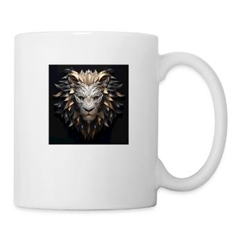 Mighty Lion - Tasse - Weiß - Rechts