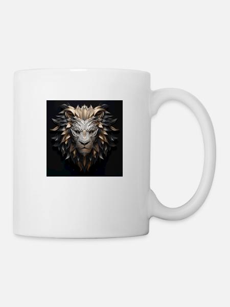 Mighty Lion - Tasse - Weiß