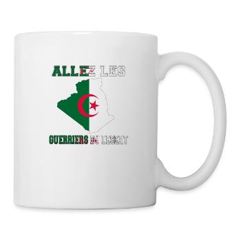 Allez LES Guerriers du désert Maillot de Pied - Mug blanc - blanc - Droite