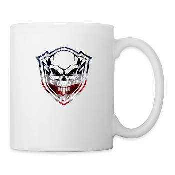 Army War Military Uniform Force Soldier Camouflage - Mug - white - Right