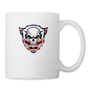 Army War Military Uniform Force Soldier Camouflage - Mug - white - Right