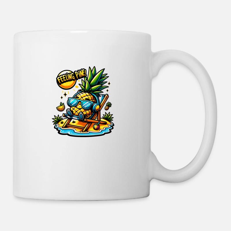 Feeling Pine - Tasse - Weiß