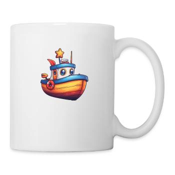 Fishing boat - Mug - white - Right