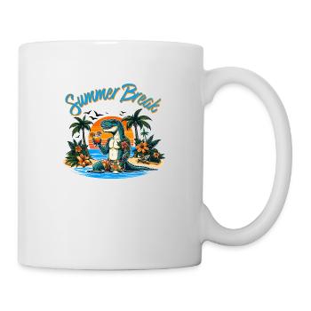 Summer Break - Tasse - Weiß - Rechts