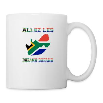Allez LES BAFANA BAFANA Maillot de Pied - Mug blanc - blanc - Droite