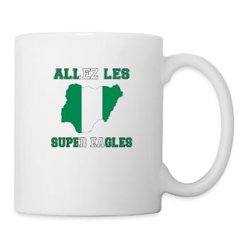 Allez Les Supers Aigles Maillot de Pied - Mug blanc - blanc - Droite