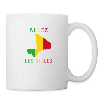 Allez Les Aigles Maillot de Pied The Eagles - Mug blanc - blanc - Droite