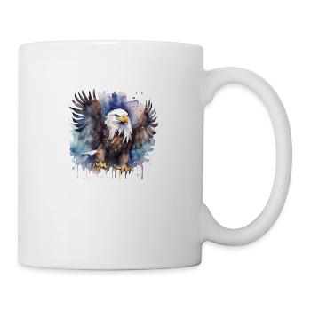 Eagle Flying Power Animal - Mug - white - Right