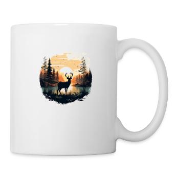 Deer forest - Mug - white - Right