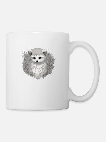 Weißer Fuchs - Tasse - Weiß