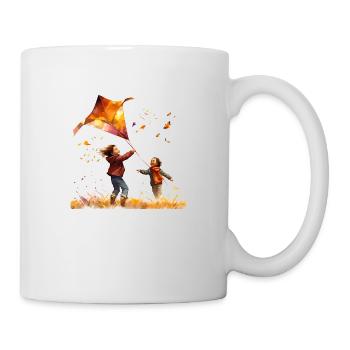 Bald wie ein Profi Drachen steigen lassen - Tasse - Weiß - Rechts
