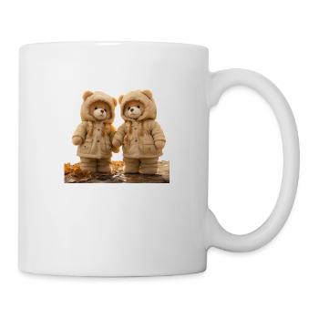 Teddy bears often last a lifetime - Mug - white - Right