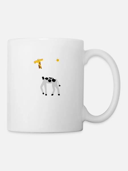 Girafe humour - Mug blanc - blanc