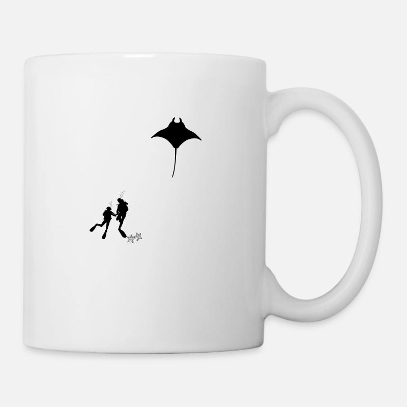 Tauchen - Tasse - Weiß