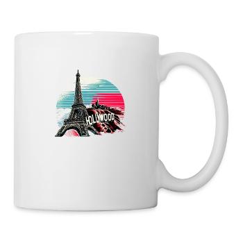 Paris Hollywood Dream Setting – Artistic City - Mug - white - Right