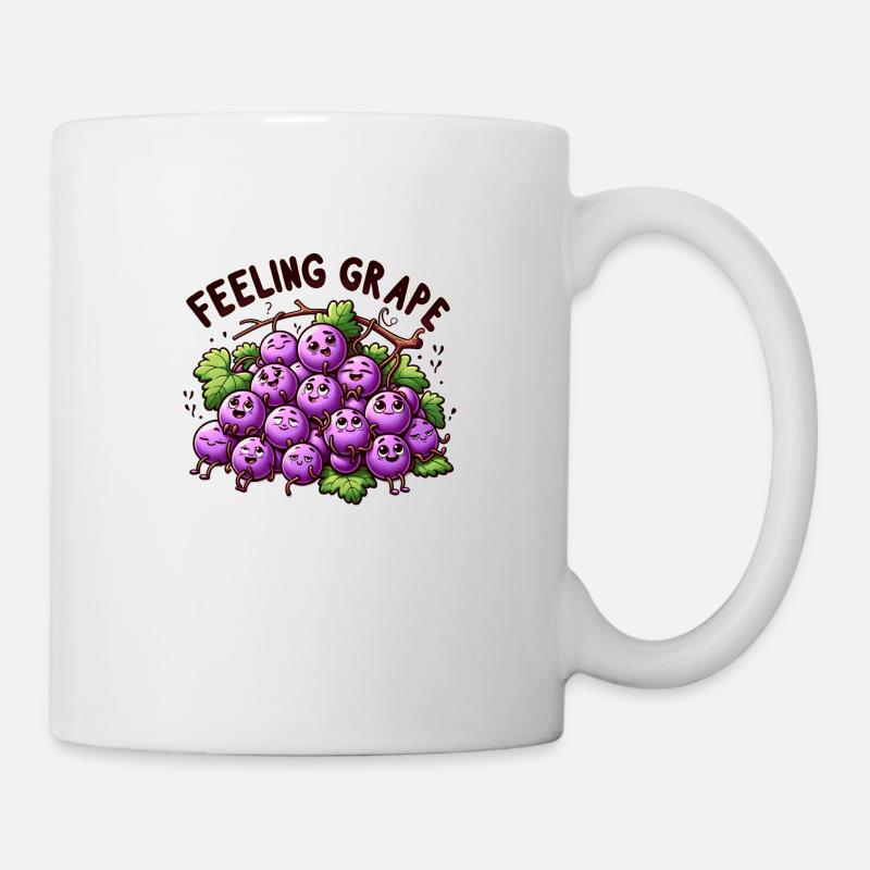 Feeling Grape - Tasse - Weiß