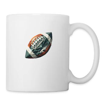 American Football - Tasse - Weiß - Rechts