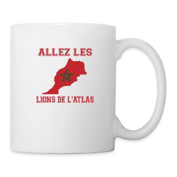 Allez Les Lions de l'Atla-s Maillot de Pied - Mug blanc - blanc - Droite
